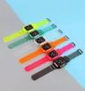 Новое прибытие флуоресцентного цвета TPU Watch Band плюс защитный корпус 38 40 42 44 мм для iWatch9495383