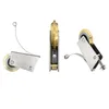 Wardrobe Closet Sliding Door Pulley Stainless Steel Bathroom Partition Glass Brass Wheel Furniture Caster Hardware Part