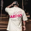T-shirt de sports surdimensionné anti cardio
