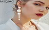 dangle Creative Minimalistic Size Faux Pearl Long Earrings Female Wild Hipster Atmospheric Stud Pear Women039s gifts3925437