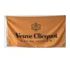 Veuve Clicquot Champagne Flag Livid Color and Fade Proof Canvas Header och Double Stitched 3x5 ft Banner inomhus utomhusdekoration1954270