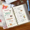 Creative Spiral Notebook Transparent Cover Plastic Clip File Folder Classic Binder Diary Planner A5 A6 Stationery