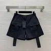 Brands de marque féminine Soms shorts 2024 Nouveau pantalon de luxe de mode de mode printemps.