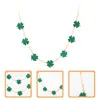 Decoratieve beeldjes Bead Garland Wood Kralen String St Patrick's Day