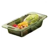 Кухня хранения дренажная стойка для овощной бассейн корзина домашняя пластиковая раковина фильтр раковины