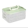 Bouteilles de rangement Dumpling Box Kitchen Organization Tool Crisper Container Caser