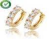 Men Women Earrings Hoop Huggie Luxury Designer Jewelry Hip Hop Gold Silver Fashion Earings Iced Out Diamond Earring orecchini firm3095177