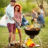 Verktyg BBQ Electric Fan Air Blower Aluminium Alloy Barbecue Handhållen Grill Fire Bellow Tool för picknickcamping