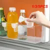 Keukenopslag 1/3/5 stks plastic uitbreidbare koelkastpartitie koelkast plank scheiders clip verstelbare scheiders huishouden