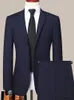 Mens Highquality Suit Business Professional Youth Office Worker Formal Dress Wedding Banquet Gentleman Twopiece 240407