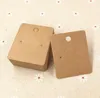 200pcslot 54cm Kraft Paper Earring Cards Blank Jewelry Packing Cards Brown Earring Display Cards Jewelry Tags3320668