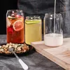 Wine Glasses 500ml Heat-Resisting Clear Coffee Glass Mug Coke Can Milk Beer Cold Drink Juice Cup OffIce Drinkware For Home Bar Shop