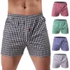 Underpants Sfit Bulk Preis Baumwolle Lose Kurzboxer Herren Plaid Unterwäsche Homewear Männer Plus Größe Shorts komfortable Multicolor