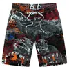 Summer Mens Beach Shorts Impression décontractée Hawaii Hawaii Shorts Dry Board Bermuda Surf Board Shorts pour hommes courts 240408