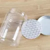 Bouteilles de rangement 10pcs en plastique transparent peut-être pot de cuisine récipient alimentaire scellé avec couvercle pour noix de grains de café