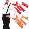 Clip de harnais de bains Clip Bowtie Colorful Tie Suit Mode Sous-suspenders Beau