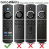 Les télécommandes couvrent le remplacement de la protection de protection en silicone de Stick Lite 2024 Protection complète