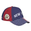 Ball Caps unisex Stany Zjednoczone flaga USA York dorosłych baseball czapka patriotyczna dla fanów piłki nożnej mężczyźni kobiety