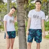 Kvinnors badkläder plus storlek par strand shorts mens simbräda surf baddräkter män baddräkter kvinnor sommar