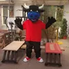 2024 halloween Adult size Cattle Bison mascot costume custom Carnival Adults Size Furry Suits Halloween Carnival Birthday Party Dress