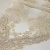 High Quality Proud Rose Luxury Lace Table Runner Tablecloth TV Cabinet Cover Cloth Embroidered Coffee Table Flag Wedding Decor 240402