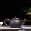 Zestawy herbaciarskie ręcznie robiony garnek do herbaty oznaczony prawdziwy Yixing Zisha Purple Grit Antique Style Kungfu Authentic Oryginalny Oree Ore Big 390 ml na temat sprzedaży