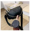 Schoudertassen mode één schouder kleine geurige windketenclausule dames crossbody lingge driedelige fotomother tas