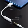 2pcs USB Tip C ila 35mm Audio Jack Adaptörleri Cep telefonlarına bağlanan kablolu kulaklıklar için - Keyifli Kablo Adaptörleri Tip C'den Kablo Adaptörleri