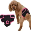 Hundkläder husdjursblöja tvättbara fysiologiska shorts för kvinnliga hundar Hållbara mjuka doggie underkläder sanitära trosor tillbehör8387258