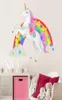 Retail Kids Rainbow Star unicorn wall stickers home decor Art wall sticker Children waterproof Decal Wallpaper girls Bedroom Decor7134434