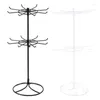 Jewelry Pouches Rotating Cabinet 2 Tier Retail Display Stand Spinning-Jewelry