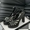 Sexy gladiator sandalen vrouwen schoenen Peep Toe Crystal Decorate High Heel Shoes Luxue Brand Pumps
