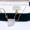 Brincos dangle shilovem 18k amarelo ouro branco natural jasper brinco clássico jóias finas mulheres casamento natal yze13169999hby