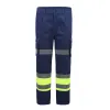 Broek aykrm reflecterende broek hivis functionele zakken slijtage veiligheids broek winterwerk mode kleur kleur 5xl