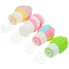 Dinnerware Sets 4 Pcs Ketchup Sauce Dispenser Empty Bottles Mini Condiment Squeeze Container Silica Gel Kitchen Travel