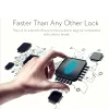 Trimmers Xiaomi Fingerprint Lock Bluetooth Padlock IP65 Waterproof Keyless USB Rechargeable House Luggage Security Door Locks Smart Home