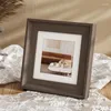 Frames houten familie po muur hangende combinatie 6 foto's houder frame kleine display bruiloft quadro home decor accessoires