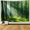 Tapisseries belles forêts naturelles imprimées tapisserie hippie bohème mur suspendu paysage art décoration salon chambre