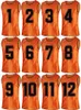 12 PCS Numbered Soccer Practice Jerseys Scrimmage Vests Sports Pinnies Football Team Training Bibs For Adlut Children Kids 240402