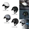 Celmets de motocicleta Casco de motocicleta Summer Protección solar Media capucha Ciclismo eléctrico Adulto para hombres Mujeres Adultos