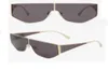 Sunglasses Men Women Spring Summer Fashion Show New FOL031 Frameless Metal Mask Style Designer Sunglasses Original Box4643527