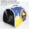 Cat Carriers Carrier Washable Pet Travel Zichtbaar ademend Mesh Eco-vriendelijke kleine vliegtas