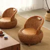 Pillow Japanese Rattan Tatami Back Futon Lazy Chair Balcony Living Room Sofa Stool Seat