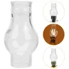 Bougette lampe à lampe pour l'huile Couverture mate de cheminée à kérosène transparent