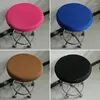 Chair Covers Free Ship Bar Round Stool Cover Dining Solid Washable Seat Case Swivel Protector Slipcover Thicken