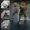 Dog Apparel Raincoat Four-legged Waterproof All-inclusive Big Pet Medium And Large Small Rainy Weather Clothes Poncho