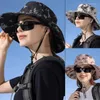 Berets UV защитная козырька для девочек Женщины Sunproof Sunproof Summer Travel Женщины -воздухопроницаемые походы на открытый кемпинг