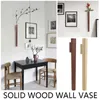 Vases Nordic Wall Decoration Light Luxury Solid Wood Flower Hanging Living Room Bohemian Vase Insertion Japanese N3Z6