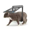 Kattbärare husdjur klaff dörr säker låsbar magnetisk skärm utomhushundar katter fönster gate hus ange fritt för valp kattunge