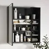 Aufbewahrungsboxen Plastikregal Wandmontage Küchen Badezimmerregal Organizer Kleber Hängende Make -up -Halter Hülle Selbst Selbst